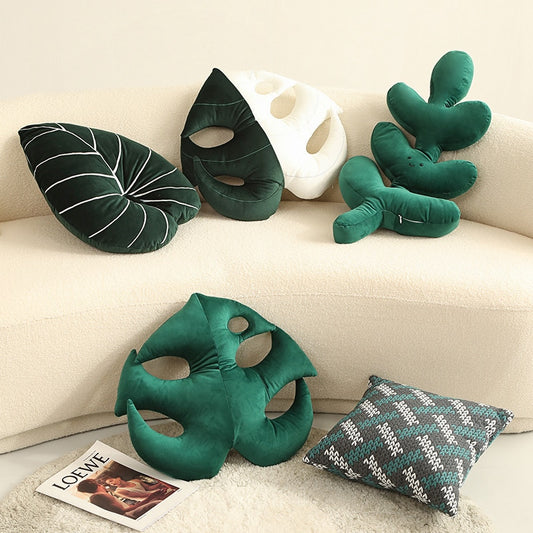 Green Leaf Pillows